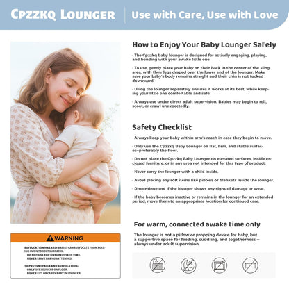 Premium Marshmallow Soft Baby Lounger