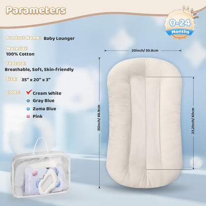 Premium Marshmallow Soft Baby Lounger